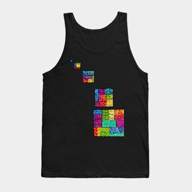 Psychedelic Abstract colourful work 217 Crest Tank Top by CallumHoare